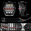 Фара дополнительного света с дхо 178мм*178мм / 120W - LOYO, фото 6