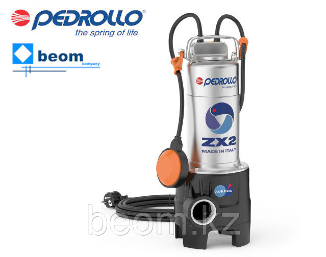 Дренажный насос Pedrollo ZХm 2/40 (0.55кВт | 220В | от 0 до 24м³/час | от 2 до 11.5м Напор | Ø 40 )