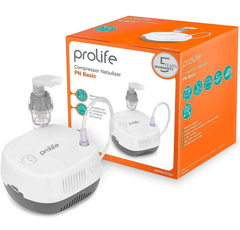 Ингалятор Basic NEW портативный небулайзер (Prolife, Швейцария), фото 1