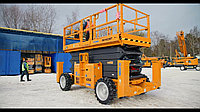 Подъемник ножничный самоходный, дизельный 10