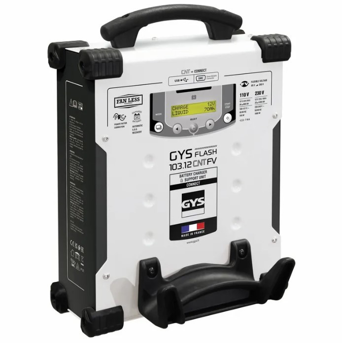 Зарядное устройство инвертерное 100 А, 12 В. GYSFLASH 103.12 CNT FV  (5.0m CABLES) 072008 (GYS)