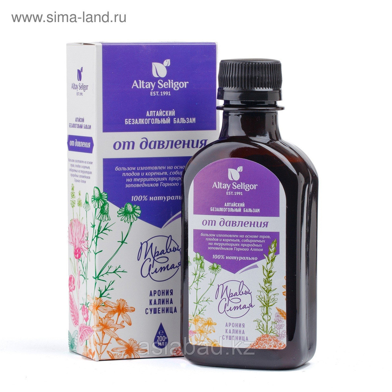 Бальзам Altay Seligor, от давления, 200 мл., фото 1