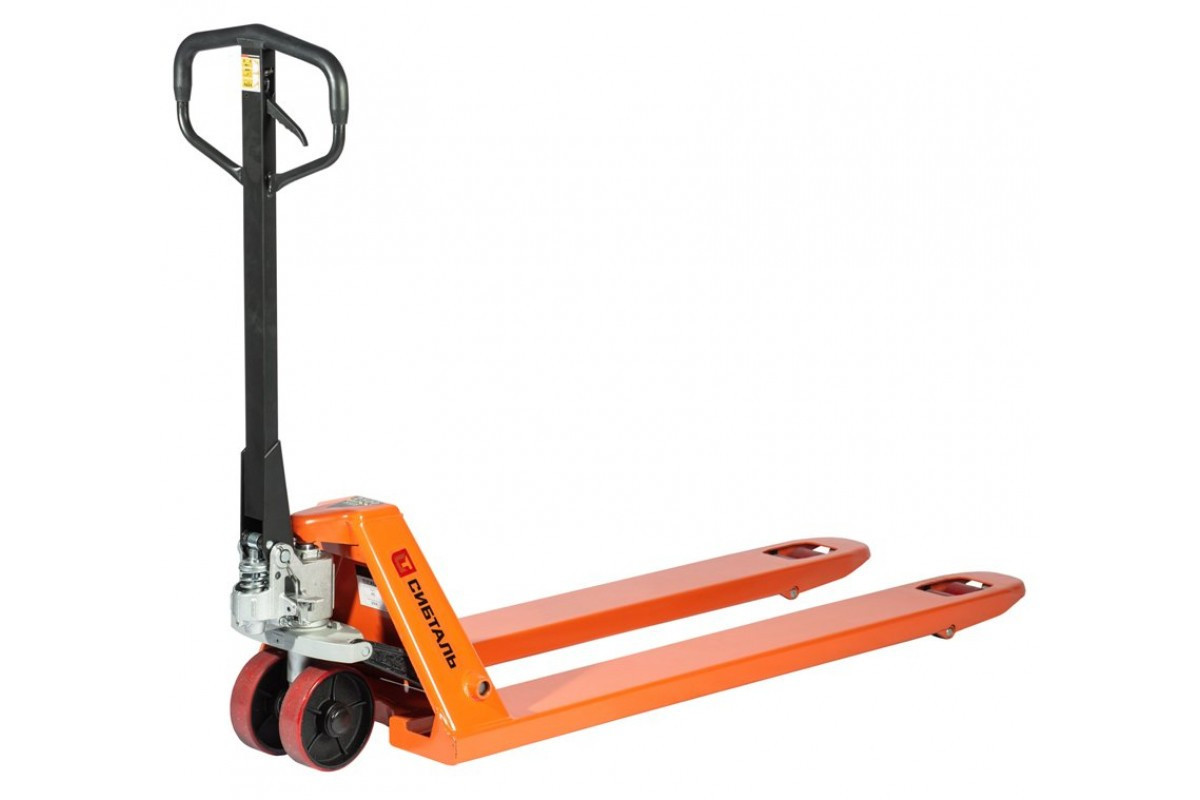 Гидравлическая тележка СибТаль AC (2 т, 1150x550 мм, полиуретановые колеса), фото 1