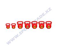 Гиря пластик 16кг Россия