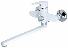 DV 7-7-FW-F Смеситель ВДС длинный излив поворотный белый мат. DIVIC