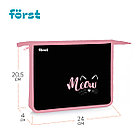 Папка для тетрадей 1 отделение, А5 Först "Meow", 240*205*40мм, пластик, на молнии, фото 3