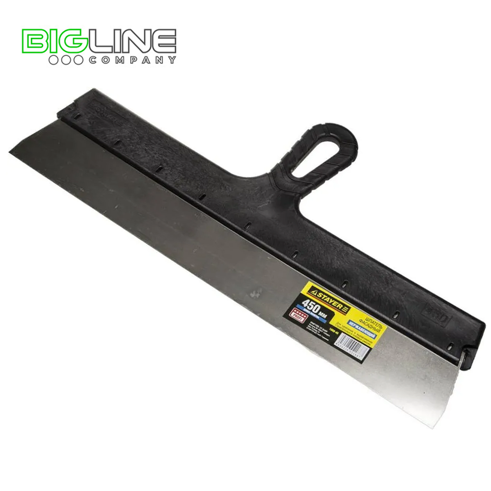 Шпатель STAYER "PROFESSIONAL" фасадный, нержавеющий, 450 мм