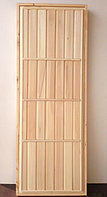 Дверь банная глухая из липы (коробка хвоя) 180*70