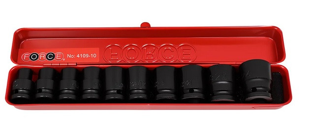 1/2" Набор 6-гран. головок ударных (коротких) 10-24 мм (10пр.), фото 1