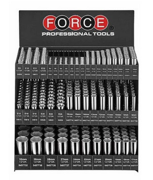1/4", 3/8", 1/2" 3-ярусный ящик для (6-гран.) головок (длинных)