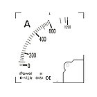 Шкала для амперметра iPower 600/5