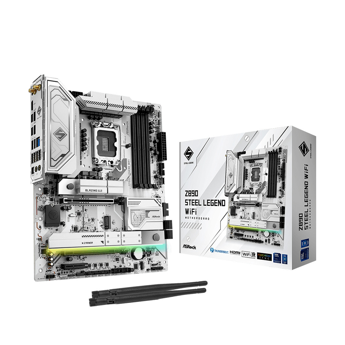 Материнская плата ASRock Z890 STEEL LEGEND WIFI 2-025828-TOP