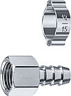ЗУБР штуцер ″елочка″, 10 мм - 1/4″F, переходник с обжимным хомутом, Профессионал (64923-1/4-10)