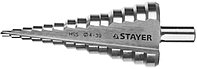 STAYER 4-39 мм, 14 ступеней, сталь HSS, ступенчатое сверло (29660-4-39-14)