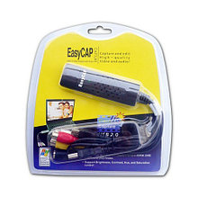 Устройство видеозахвата USB EasyCAP Video Adapter with Audio (Внешняя карта видеозахвата), Алматы