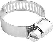 ЗУБР Х-8П, 13 - 26 мм, просечная лента 8 мм, цинк, 10 шт, хомут стальной (37803-13-26-10)