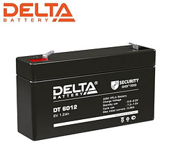 Аккумулятор Delta DT 6012 (6V / 1.2Ah | Длина, мм 97 | Ширина, мм 24 | Высота, мм 52)