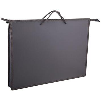 Папка для чертежей и рисунков ArtSpace А3, пластик, на молнии, серая