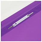 Папка-скоросшиватель пластик. перф. СТАММ А4, 180мкм, фиолетовая с прозр. верхом, фото 3