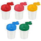 Стакан-непроливайка Стамм "Премиум", с крышкой, ассорти, фото 3