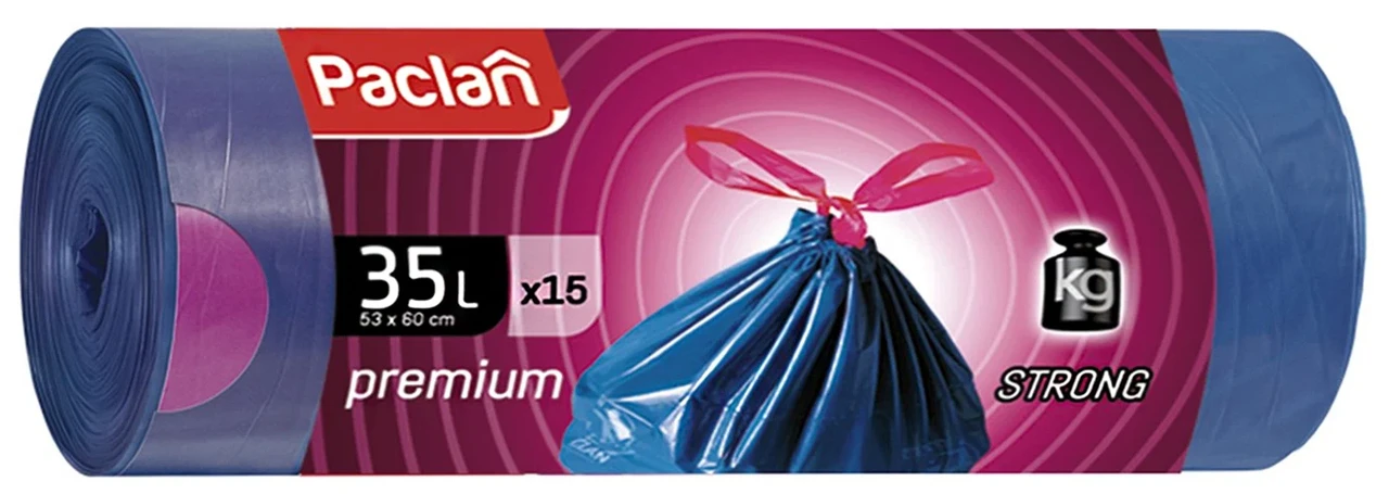 Пакет для мусора Paclan Mini Top for Nature 35л(15шт)