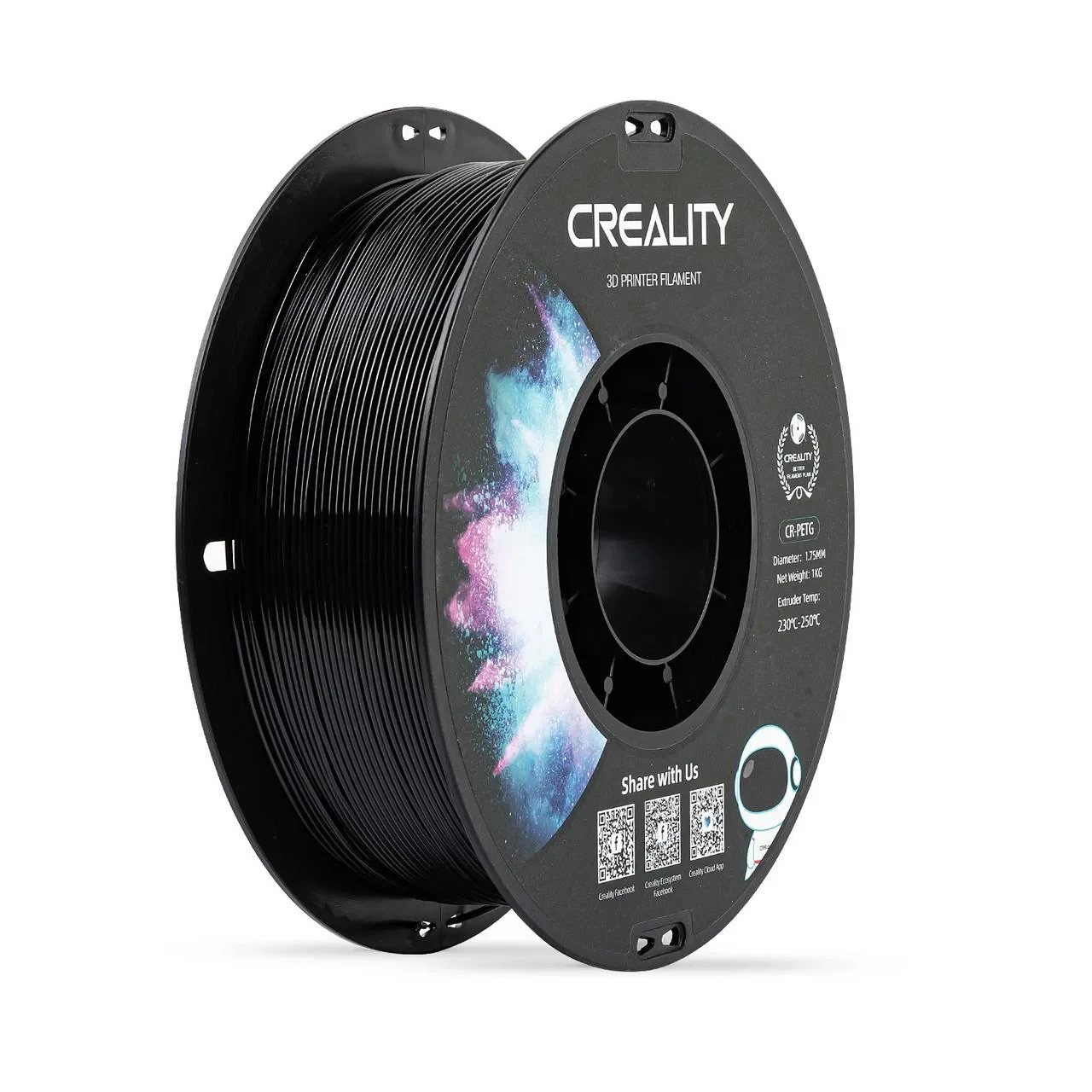 CR-TPU пластик Black 1.75 mm
