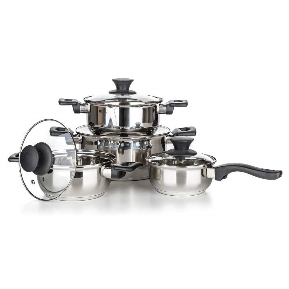 BANQUET Super Value 72025121/А26369 Набор посуды из нержавкющей стали 8 предметов