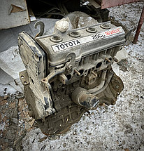 Двигатель 3S-FE трамблерный по запчастям