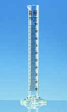 Мерные цилиндры BRAND, боросиликатное стекло 3.3, высокая форма, класс В, янтарная градуировка