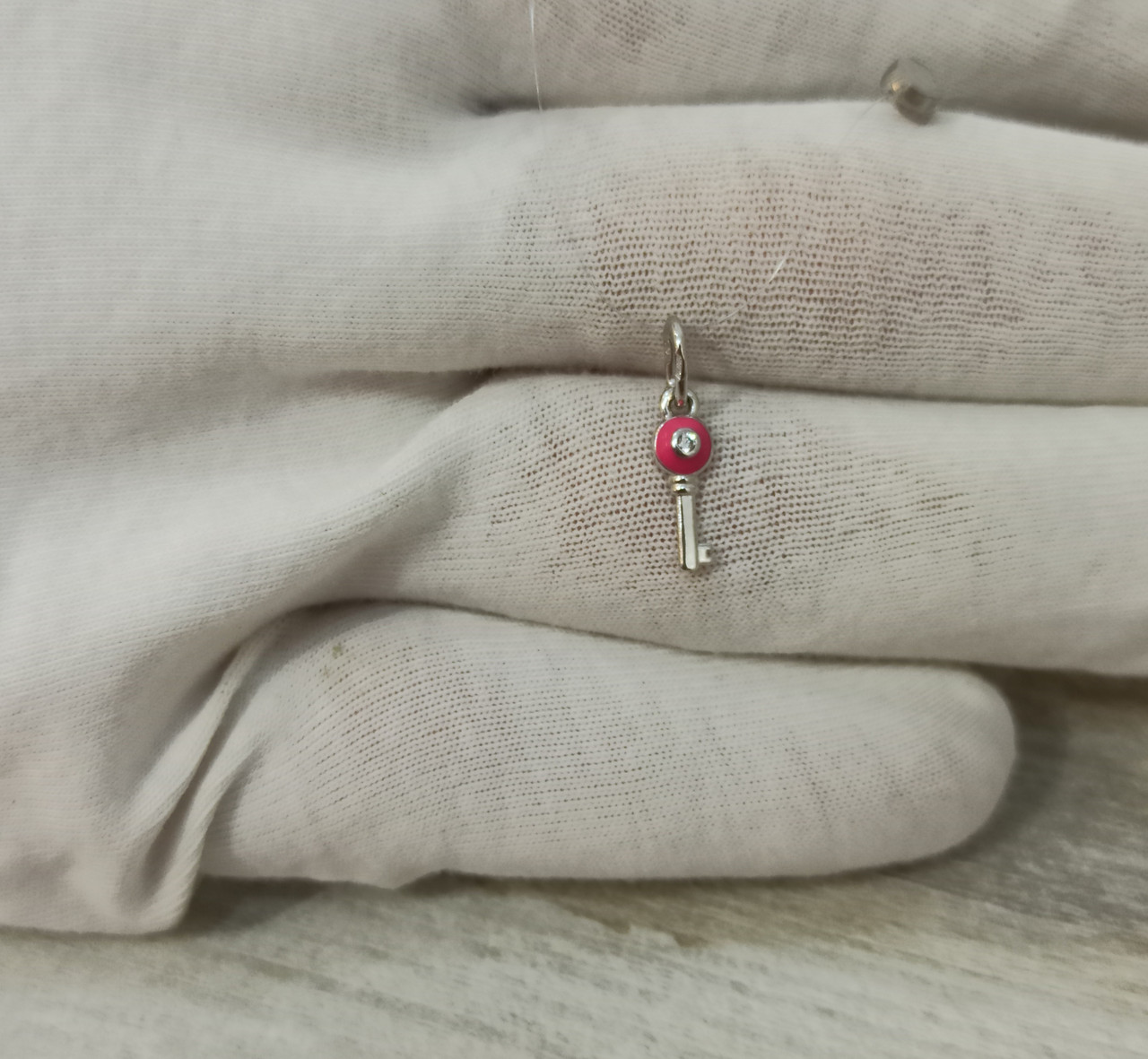 Подвеска "Ключ" / эмаль / 1 см ( пр. Абая 141 ), фото 1