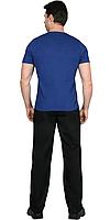 Футболка трикотажная синяя, фото 2