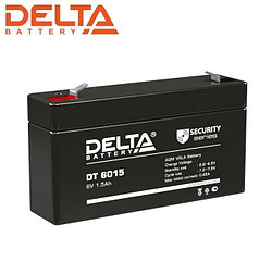 Аккумулятор Delta DT 6015 (6V / 1.5Ah | Длина, мм 97 | Ширина, мм 24 | Высота, мм 52)