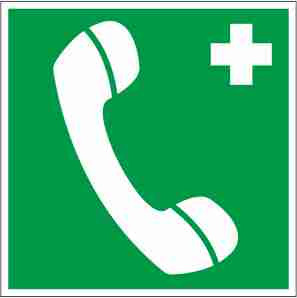 И.2-06 Знак «Телефон связи с медицинским пунктом (скорой медицинской помощью)» - фото 1 - id-p15230575
