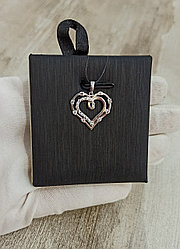 Подвеска "Сердце" / 1,9 см ( пр. Абая 141 )