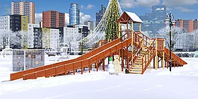 Зимняя горка Савушка Зима 11