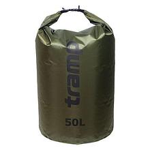 Гермомешок Tramp ПВХ Diamond RipStop 50л оливковыйTRA-208