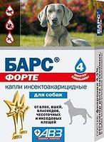 Капли на холку Барс форте для собак