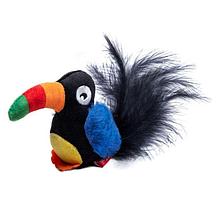 Игрушка для кошек GiGwi Тукан со звуковым чипом 10 см