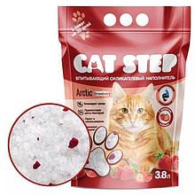 Наполнитель Cat Step  Arctic Strawberry 3.8 л силикагелевый