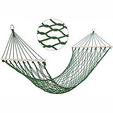Гамак ECOS Ham-13 сетка нейлон с дерев.планкой 200х75см