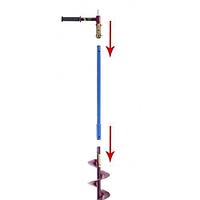 Удлинитель для шнека (правое вращение) NERO L250мм под дрель (шуруповерт) через адаптер