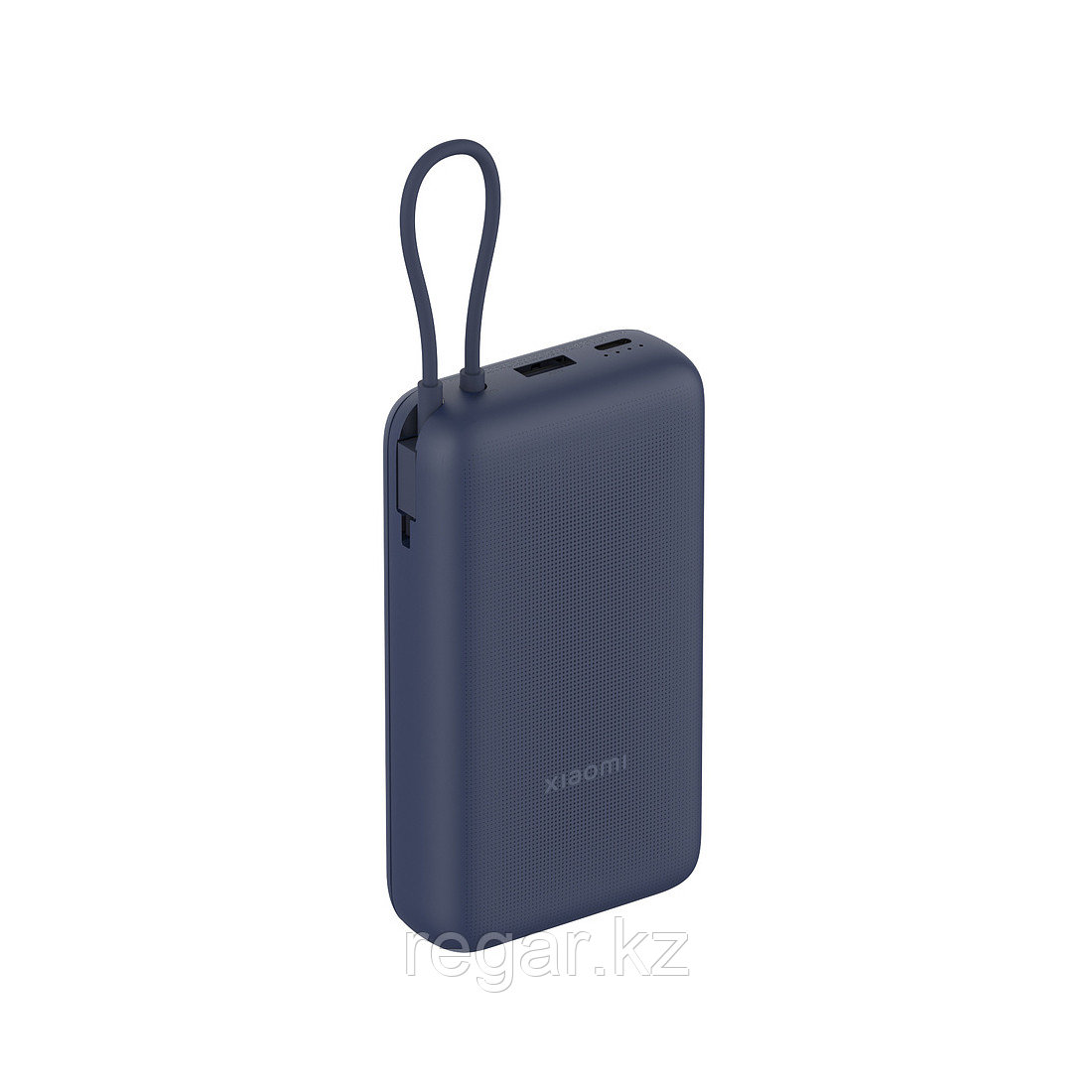 Портативный внешний аккумулятор Xiaomi 33W Power Bank 20000mAh (Integrated Cable) Blue GL, фото 1