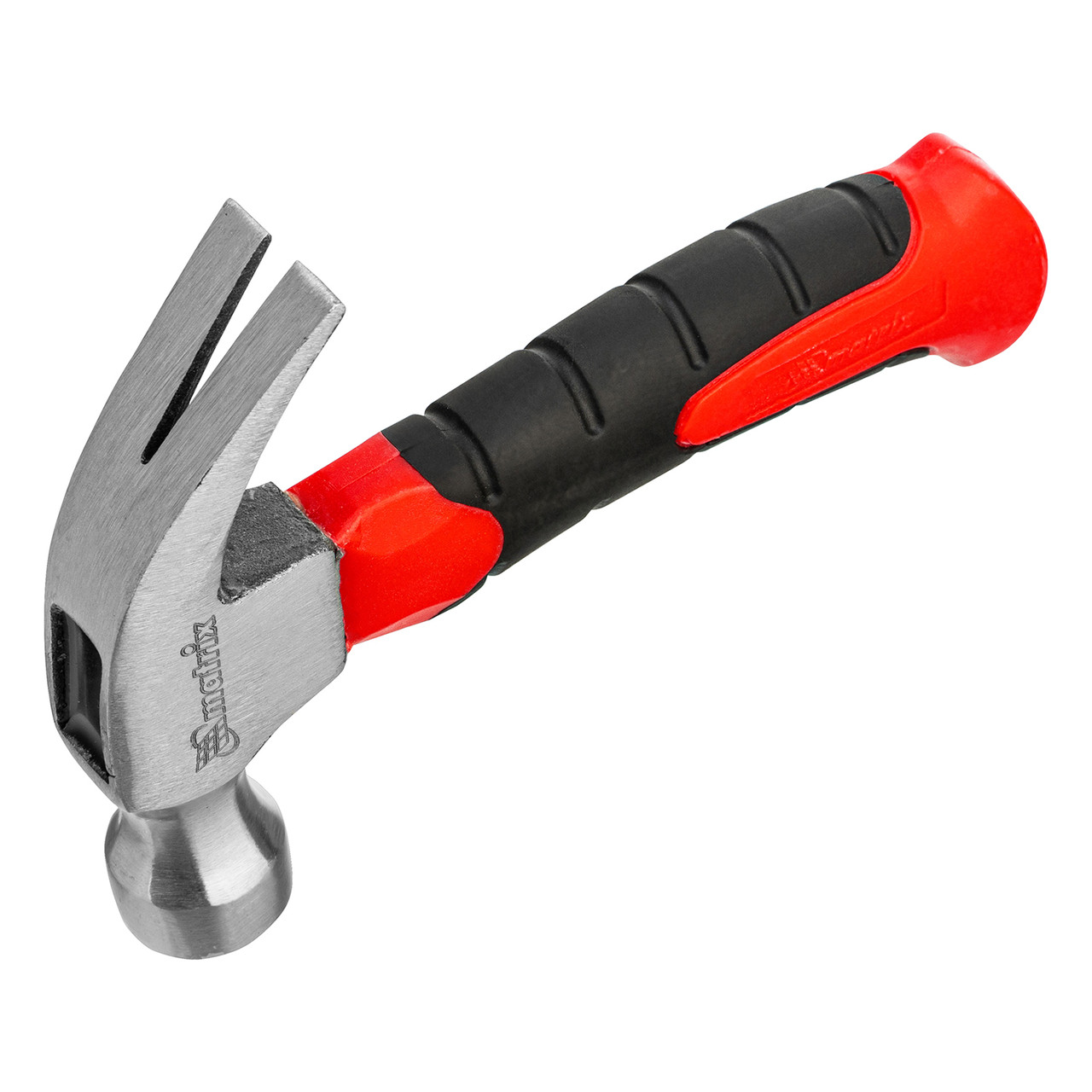 Молоток-гвоздодер мини, фибергласовая двухкомпонентная рукоятка, 250 г Matrix, фото 1