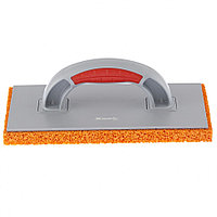 Терка пластмассовая, гидрорезиновое покрытие 18 мм, 270 x 130 мм, двухкомпонентная ручка Matrix