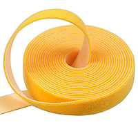 Крепежные ленты типа Hook&Loop.20mm х 25m , yellow
