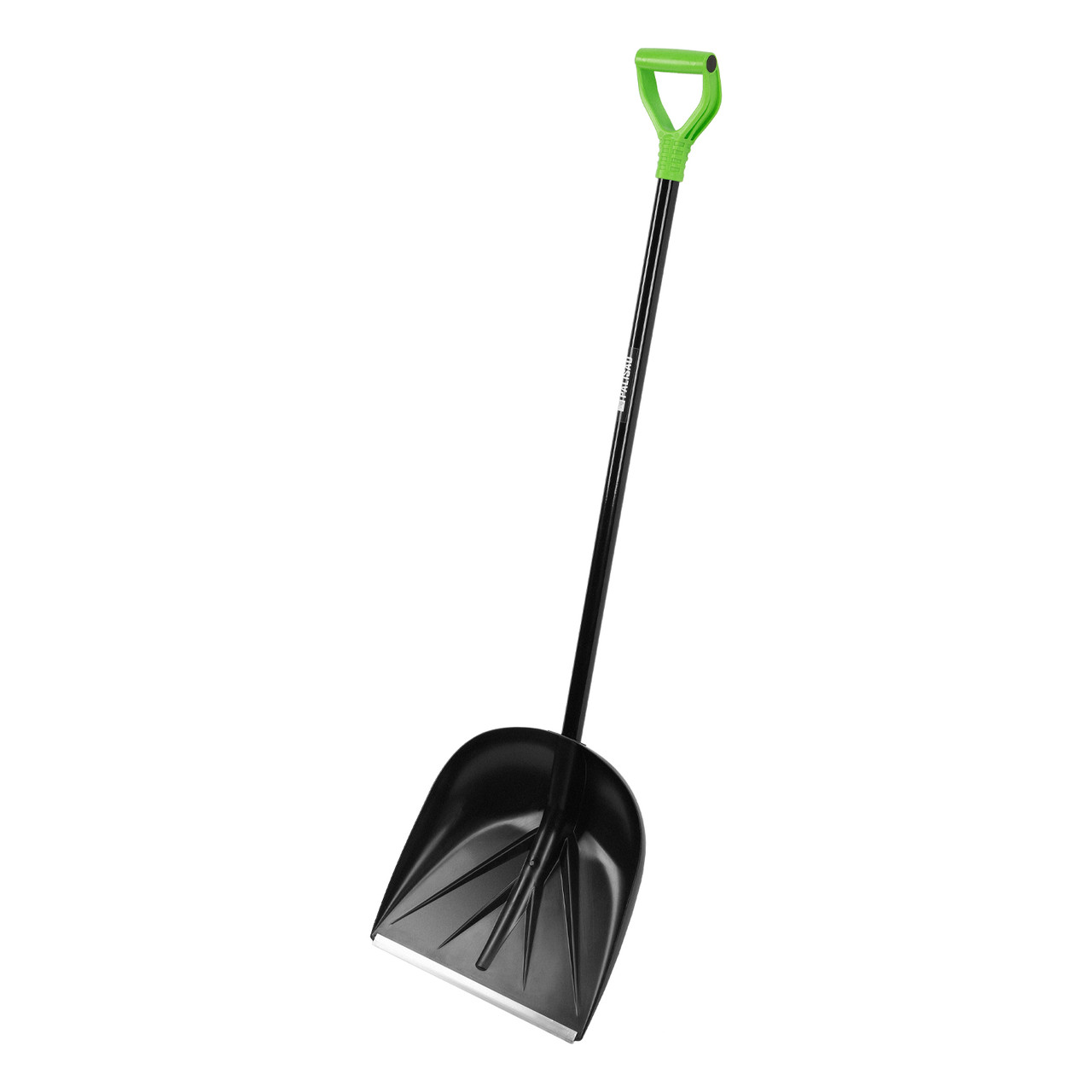 Лопата для уборки снега пластиковая, 400х417х1390 мм, алюминиевый черенок Palisad, фото 1