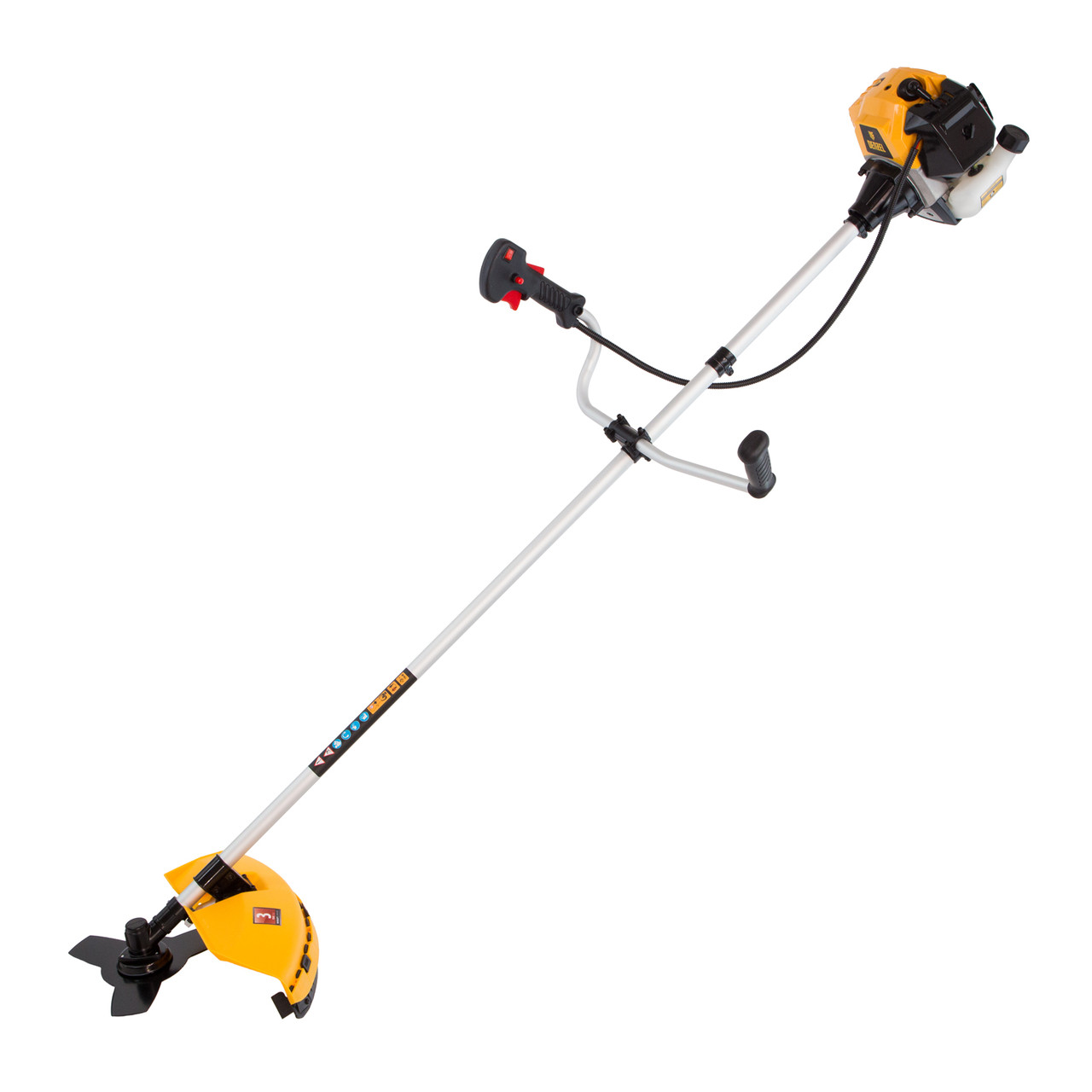 Триммер бензиновый DR-43, 43 см3, неразъемная штанга, состоит из 2 частей Denzel, фото 1