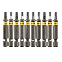 Бита HEX 3х50, сталь S2, шестигранный профиль, 10 шт. Е 6,3 Denzel