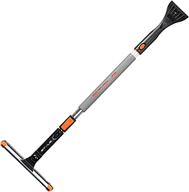 Қырғышы бар STELS сыпырғыш щеткасы, айналмалы басы, телескопиялық тұтқасы(90-133см)510мм 55299