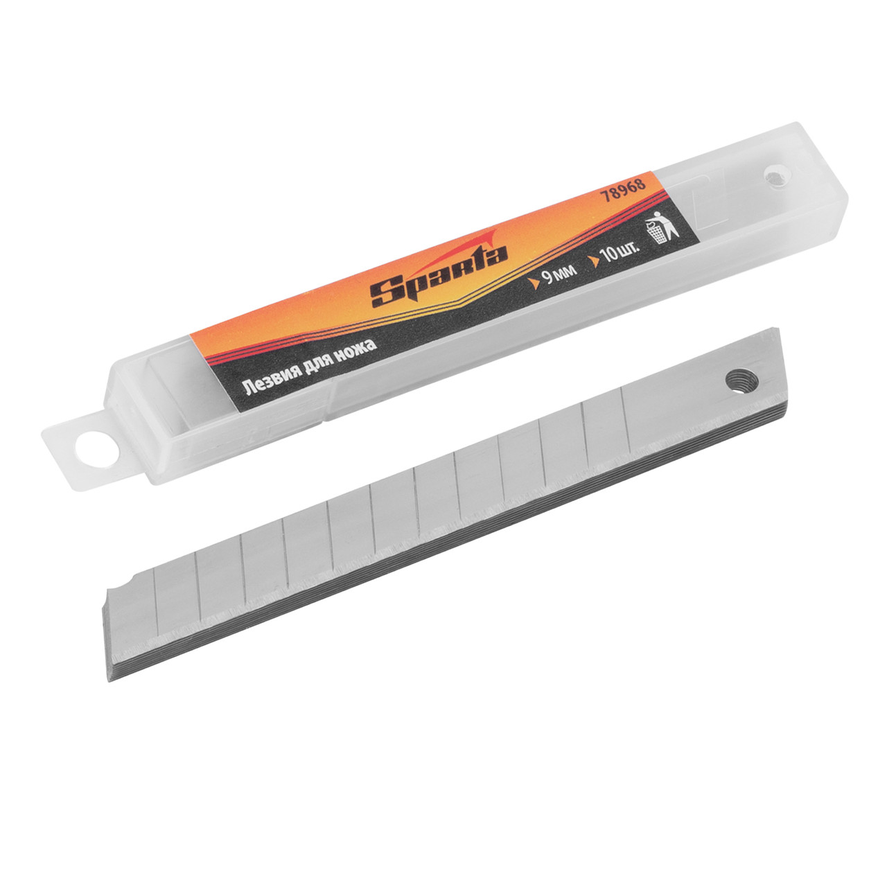 Лезвия, 9 мм, 10 шт Sparta, фото 1